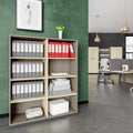 CHOICE Bibliothèque | 4 OH, 1200 x 1465 mm, gris cubanite / chêne sable  - 1 Thumbnail Image