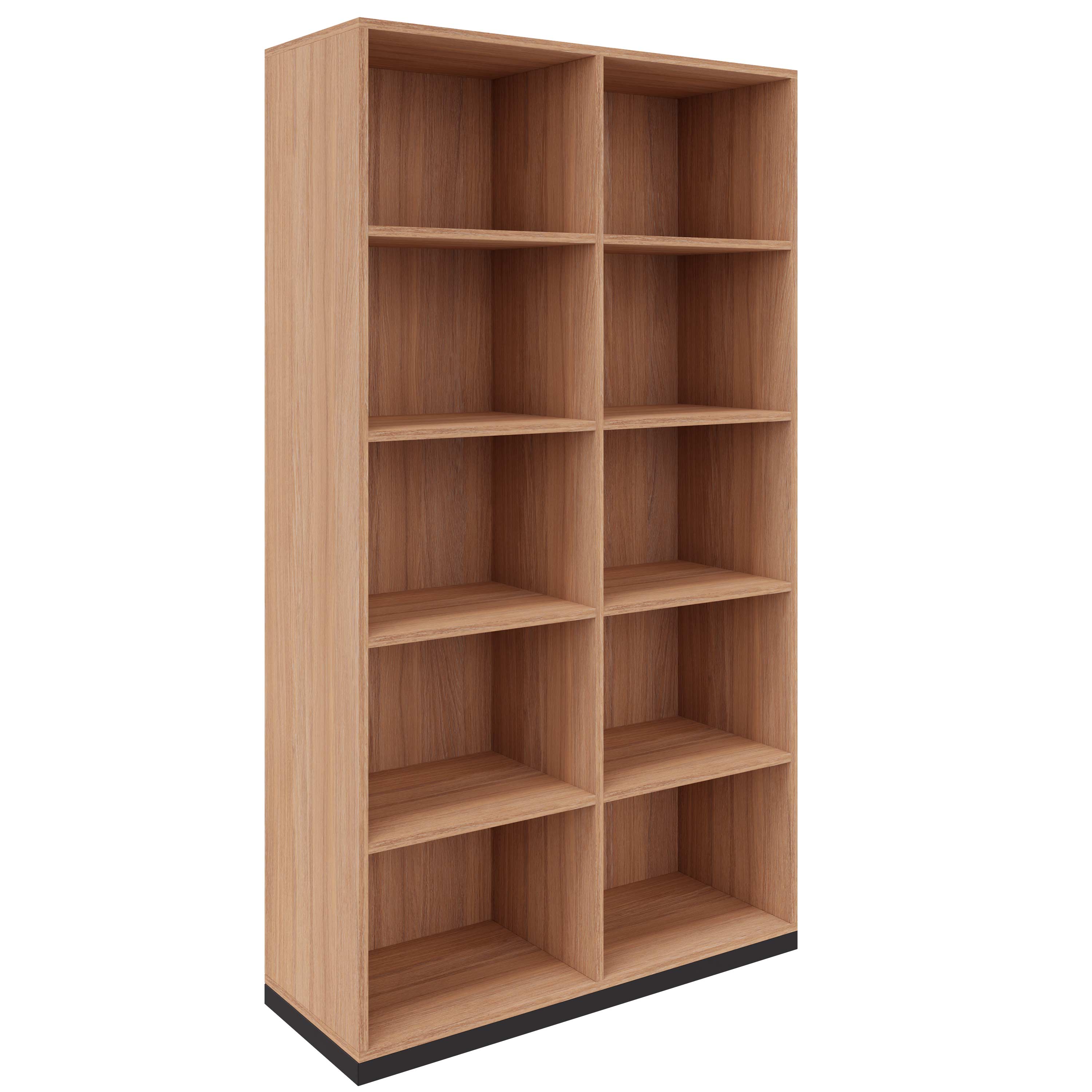 CHOICE bookshelf | 5 OH, 1000 x 1820 mm, amber oak