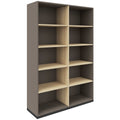 CHOICE bookshelf | 5 OH, 1200 x 1820 mm, cubanite gray / sand ash - 2 Thumbnail Image
