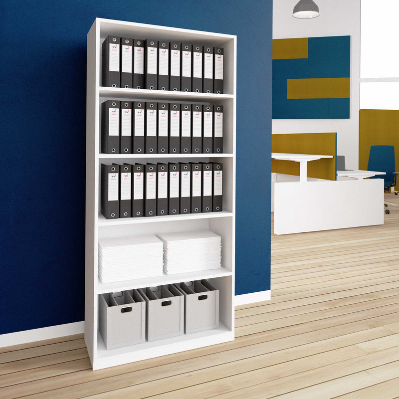 CHOICE Bücherregal | 5 OH, 800 x 1820 mm, Weiß - 1 Main Image