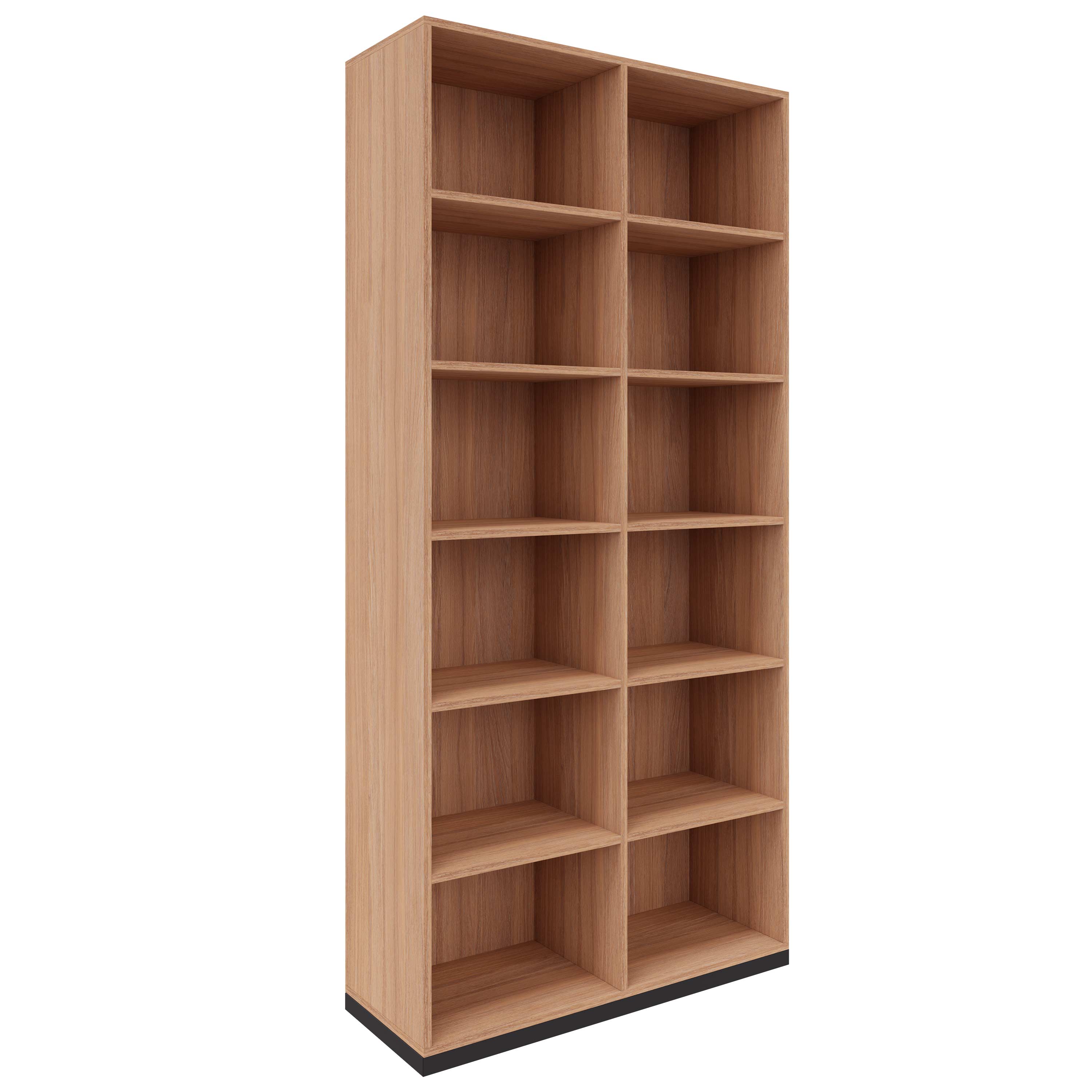 CHOICE bookshelf | 6 OH, 1000 x 2170 mm, amber oak