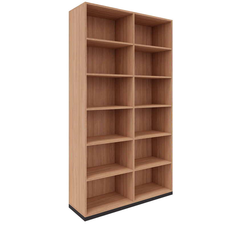 CHOICE bookshelf | 6 OH, 1200 x 2170 mm, amber oak - 2 Main Image