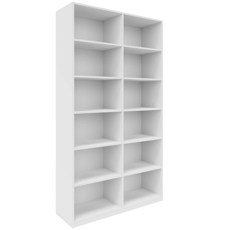 CHOICE Bibliothèque | 6 UH, 1200 x 2170 mm, blanc  - 2 Main Image