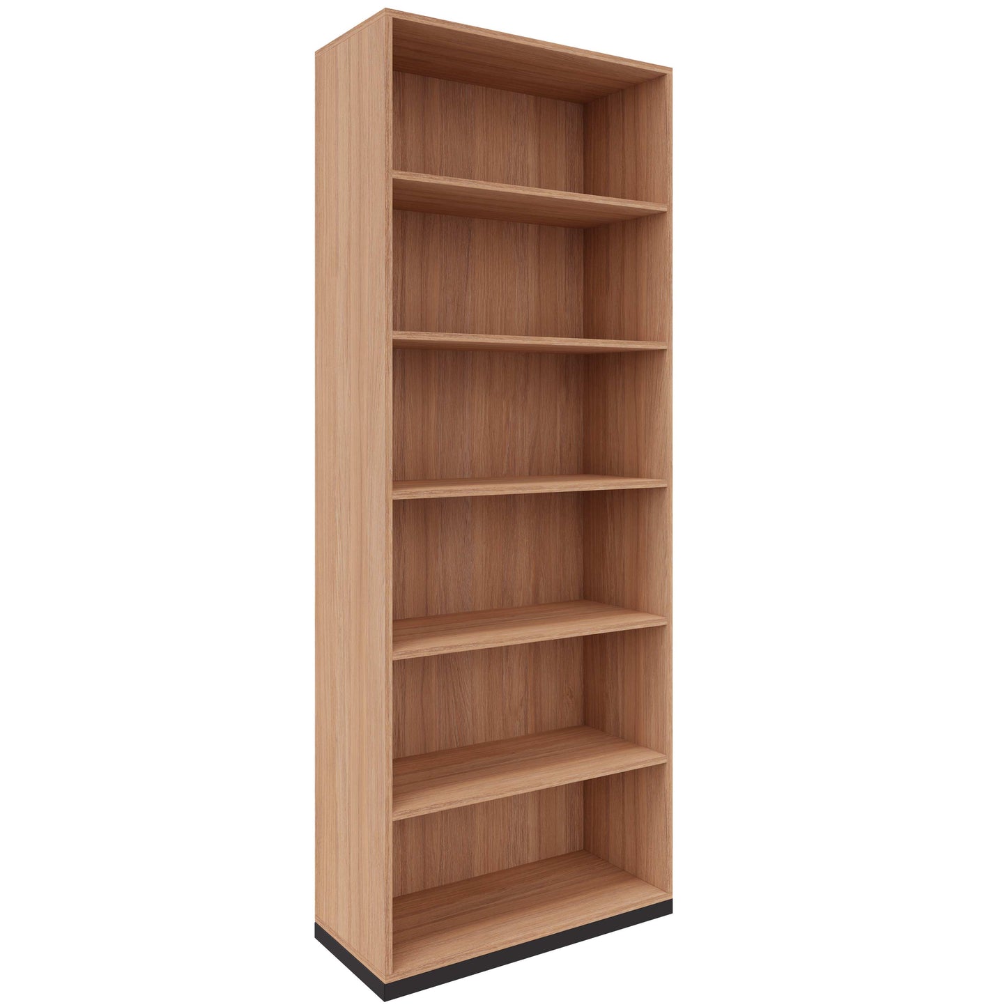 CHOICE bookshelf | 6 OH, 800 x 2170 mm, amber oak