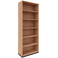 CHOICE bookshelf | 6 OH, 800 x 2170 mm, amber oak