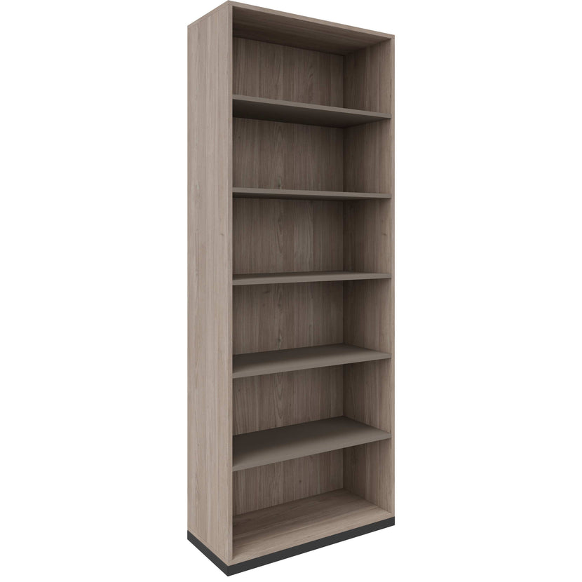 CHOICE bookshelf | 6 OH, 800 x 2170 mm, northern oak gray / cubanite gray