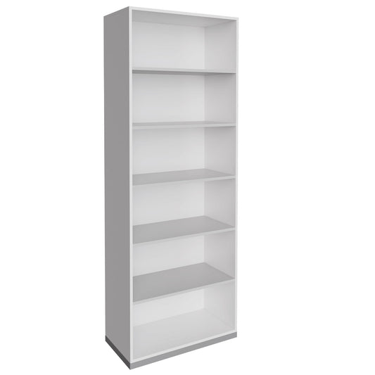 CHOICE bookshelf | 6 OH, 800 x 2170 mm, pearl gray