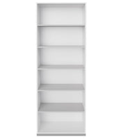 CHOICE bookshelf | 6 OH, 800 x 2170 mm, pearl gray