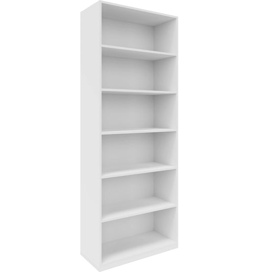 CHOICE bookshelf | 6 OH, 800 x 2170 mm, white