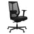 Mesh 6 office swivel chair | Lordosis support, mesh back, black