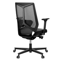 Mesh 6 office swivel chair | Lordosis support, mesh back, black