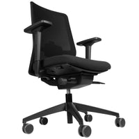 SURF office swivel chair | Synchronous mechanism, 3D armrests, cappuccino / cotton gray