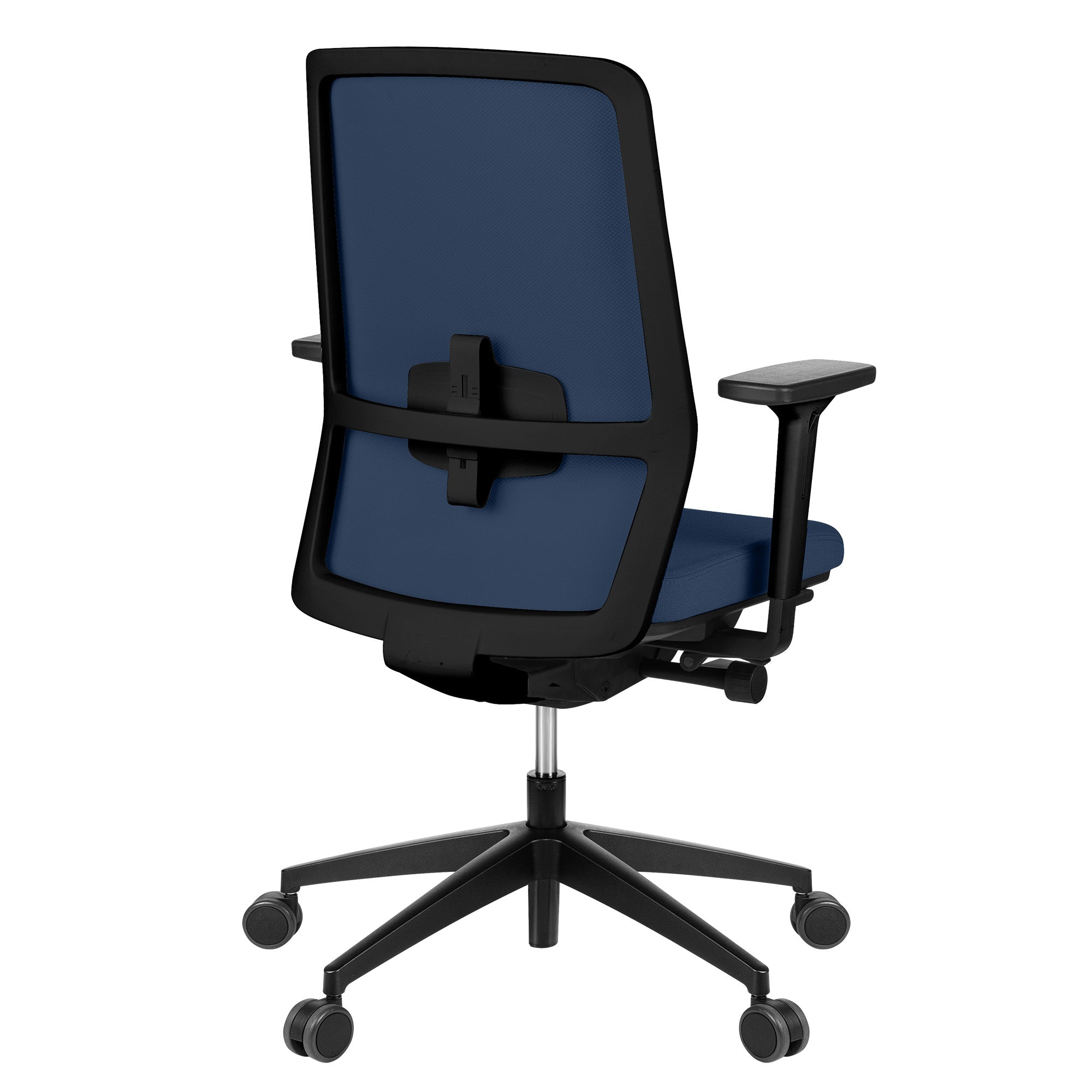 SURF Sedia oscillante per ufficio | Meccanica sincrona, braccioli 3D, blu scuro / blu di mezzanotte