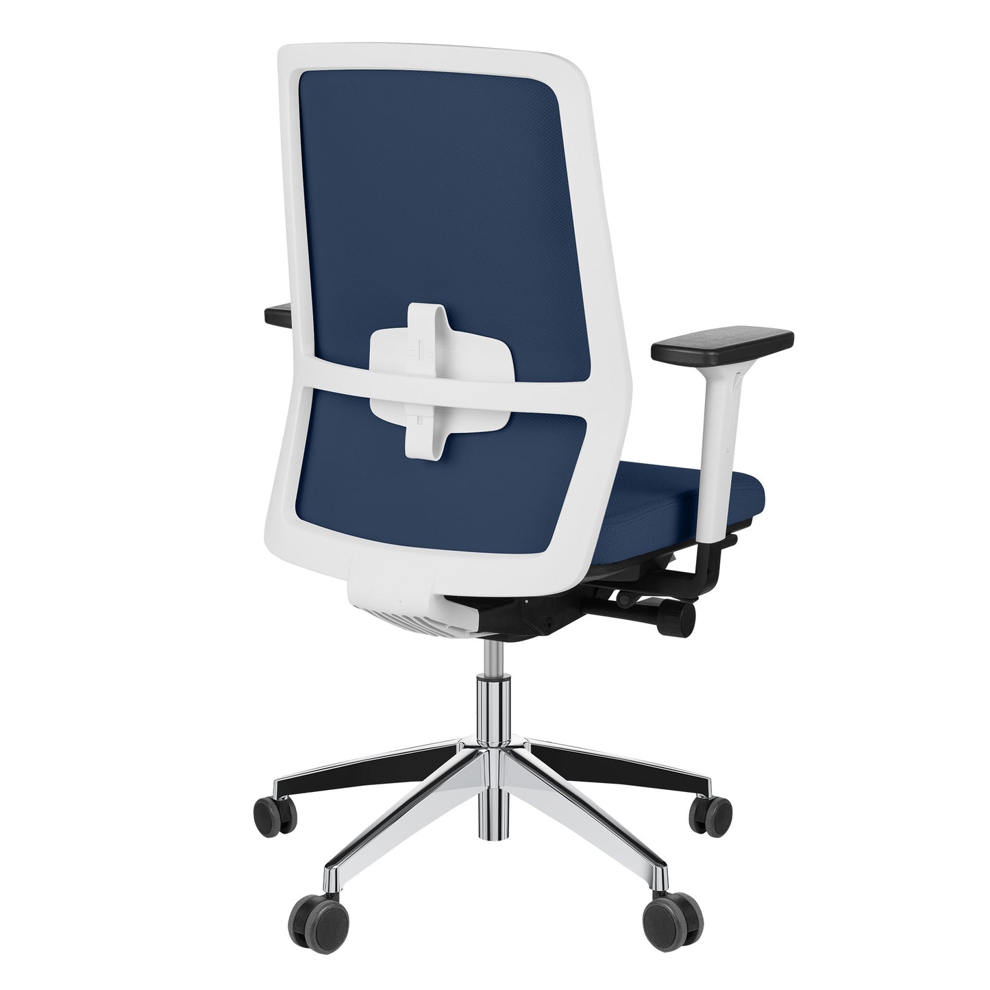 Surf Office Swing Chair | Meccanica sincrona, braccioli 3D, blu scuro / blu di mezzanotte