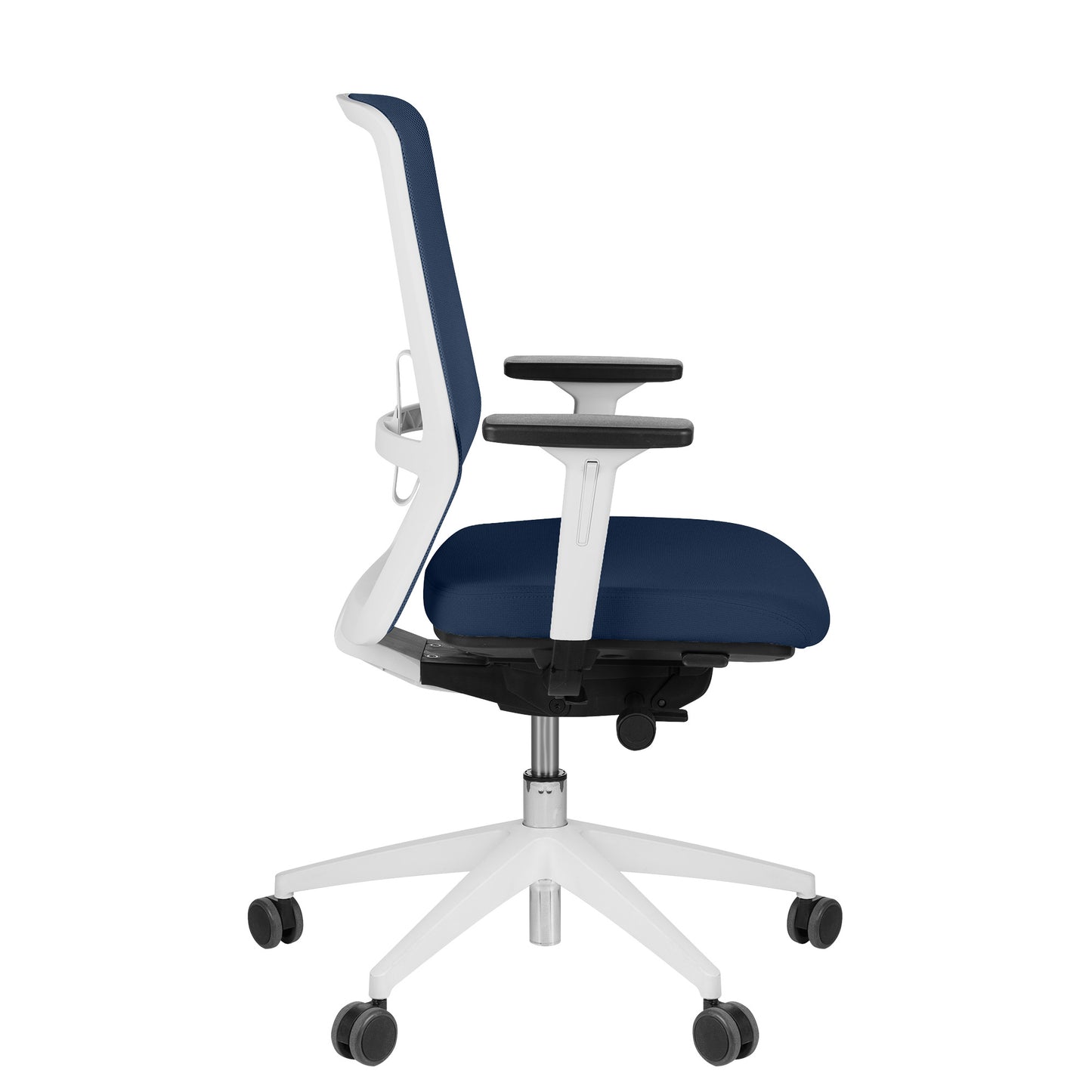 Surf Office Swing Chair | Meccanica sincrona, braccioli 3D, blu scuro / blu di mezzanotte