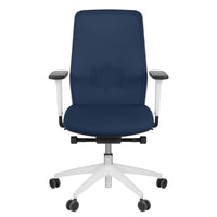 SURF office swivel chair | Synchronous mechanism, 3D armrests, dark blue / midnight blue