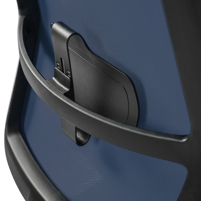 SURF Sedia oscillante per ufficio | Meccanica sincrona, braccioli 3D, blu scuro / blu di mezzanotte