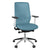 SURF Bürodrehstuhl | Synchronmechanik, 3D-Armlehnen, Himmelblau / Azurblau