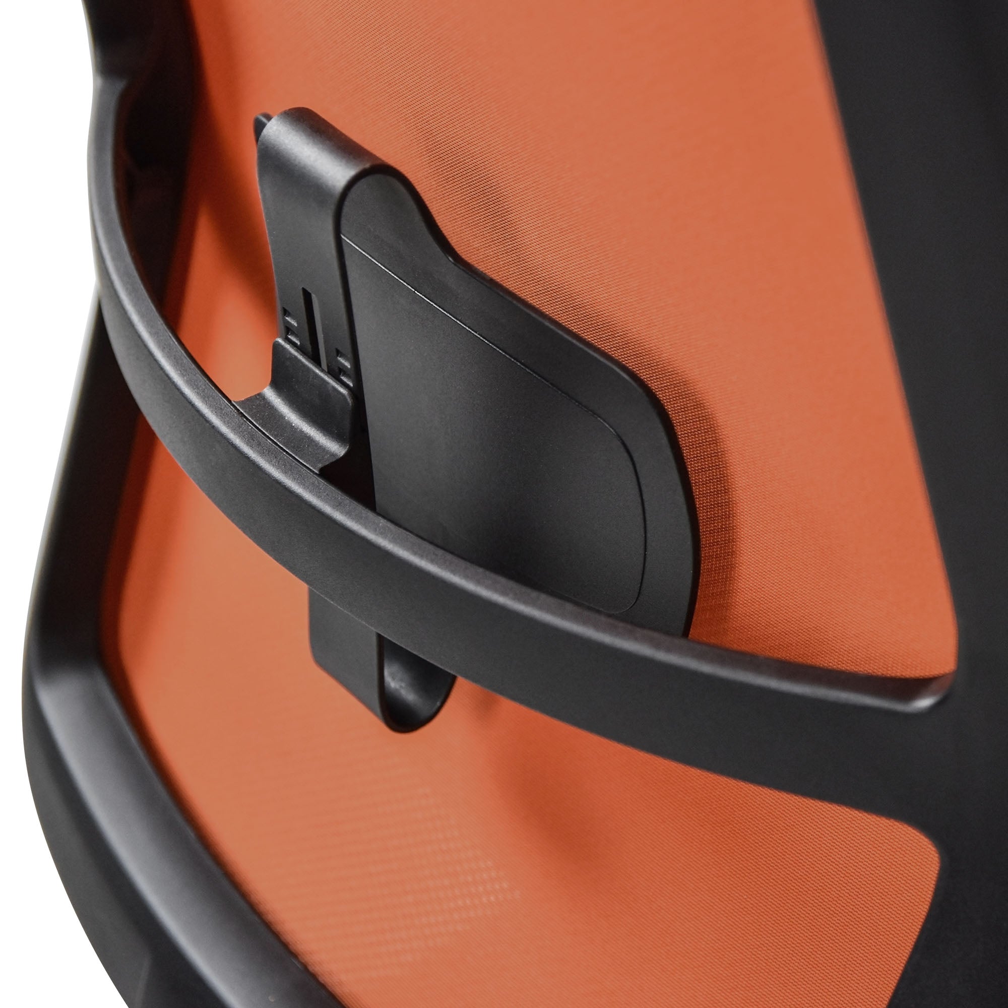 SURF office swivel chair | Synchronous mechanism, 3D armrests, orange / yellow-orange
