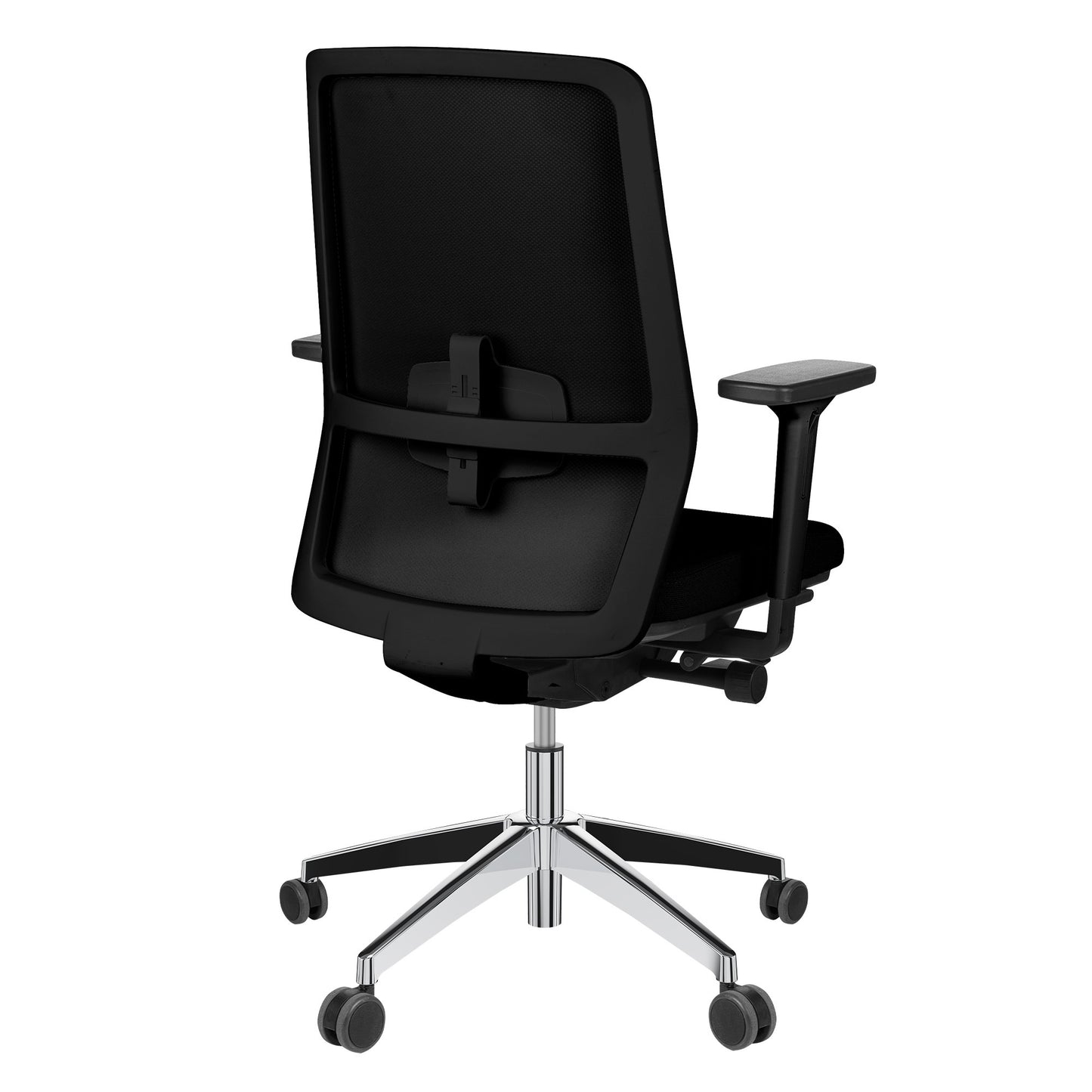 SURF office swivel chair | Synchronous mechanism, 3D armrests, black / coal black