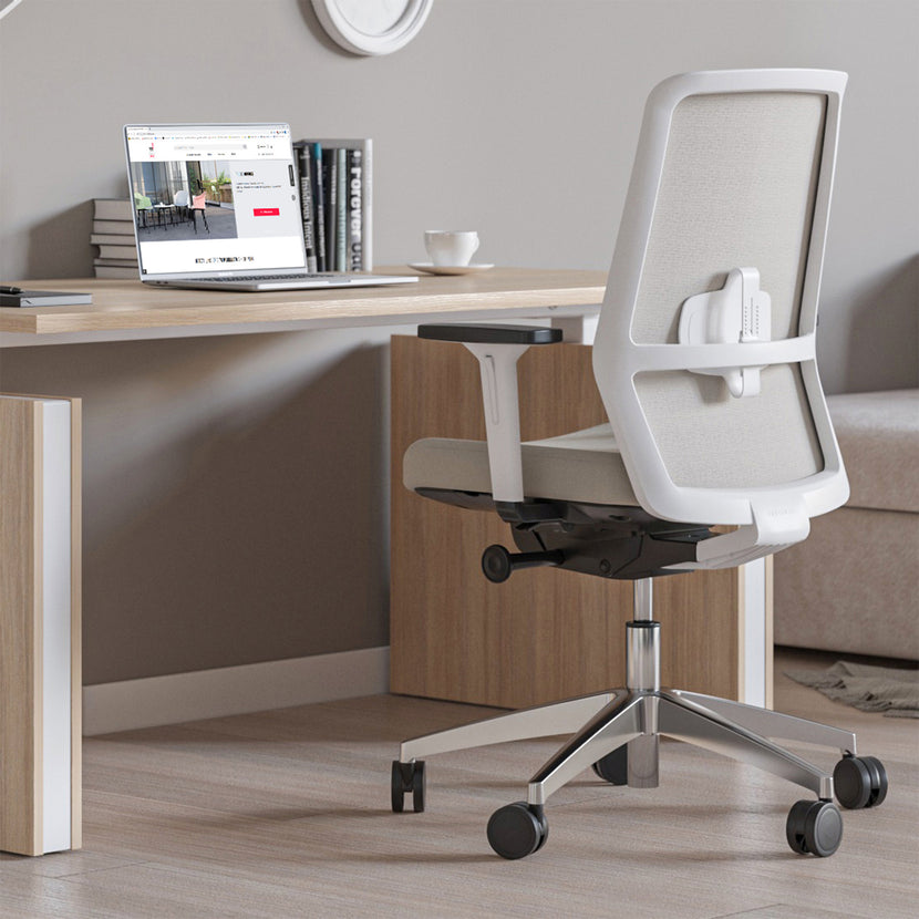 SURF office swivel chair | Synchronous mechanism, 3D armrests, black / coal black