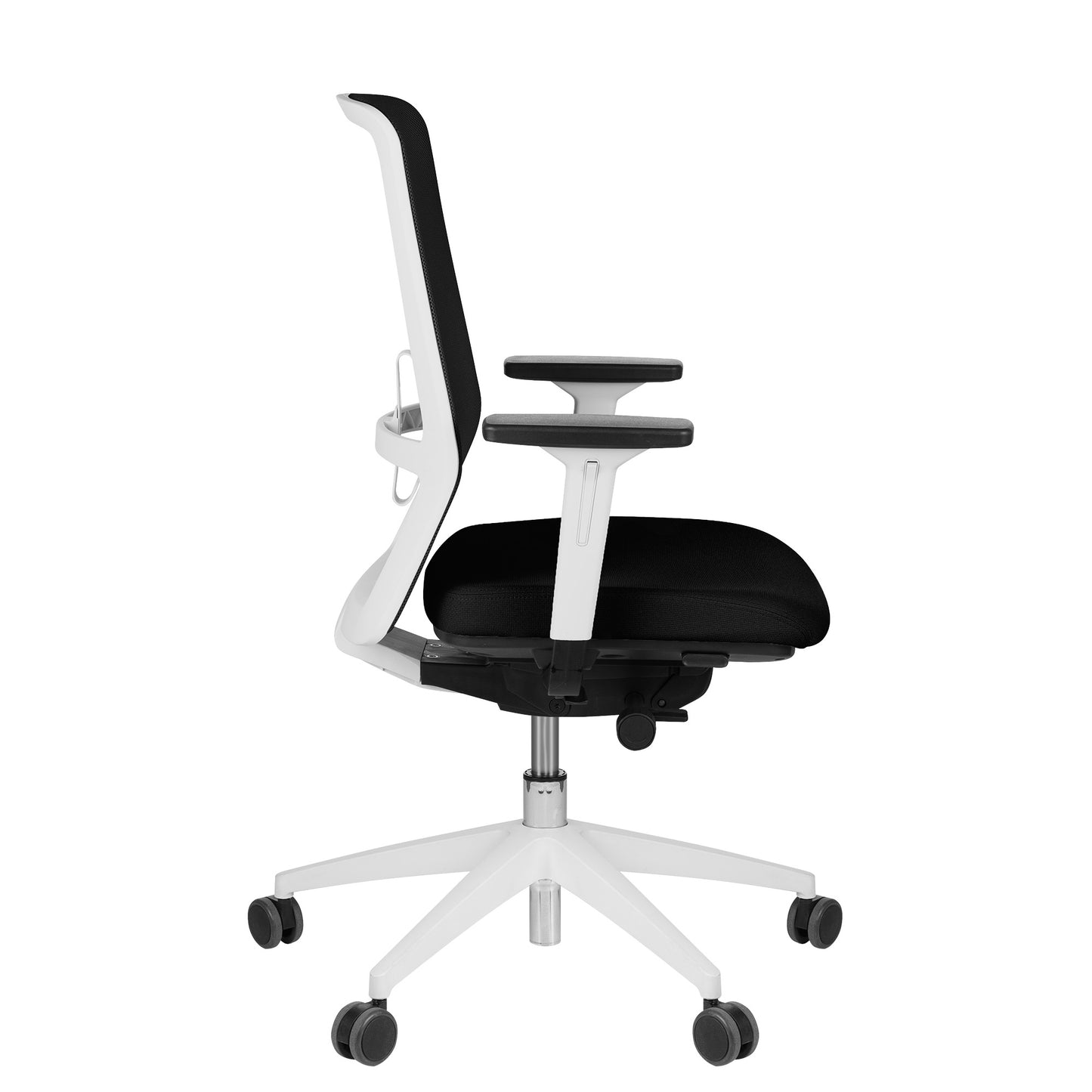 SURF office swivel chair | Synchronous mechanism, 3D armrests, black / coal black