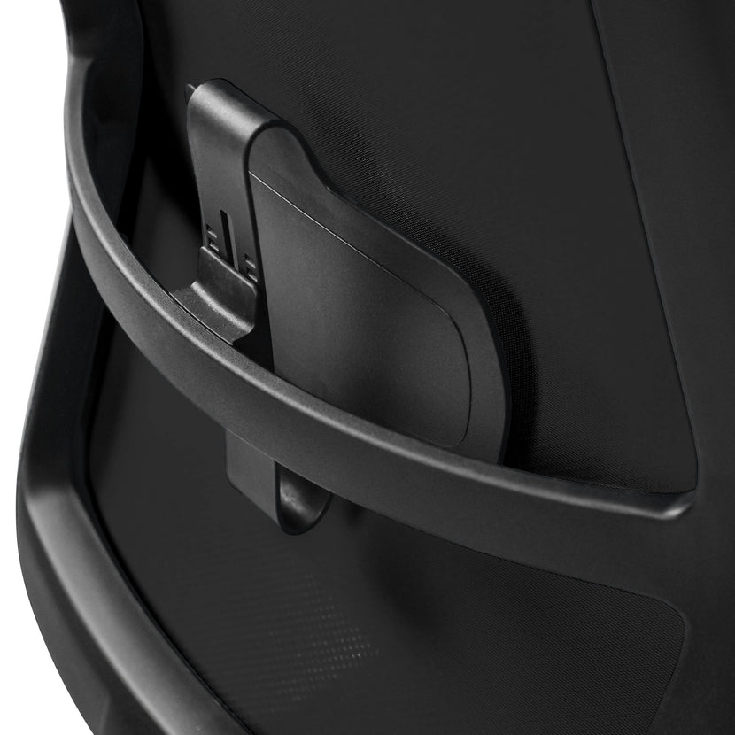 SURF office swivel chair | Synchronous mechanism, 3D armrests, black / coal black