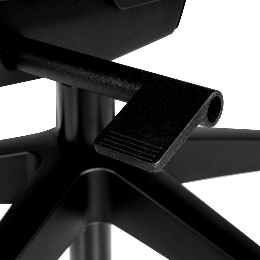 SURF office swivel chair | Synchronous mechanism, 3D armrests, black / coal black