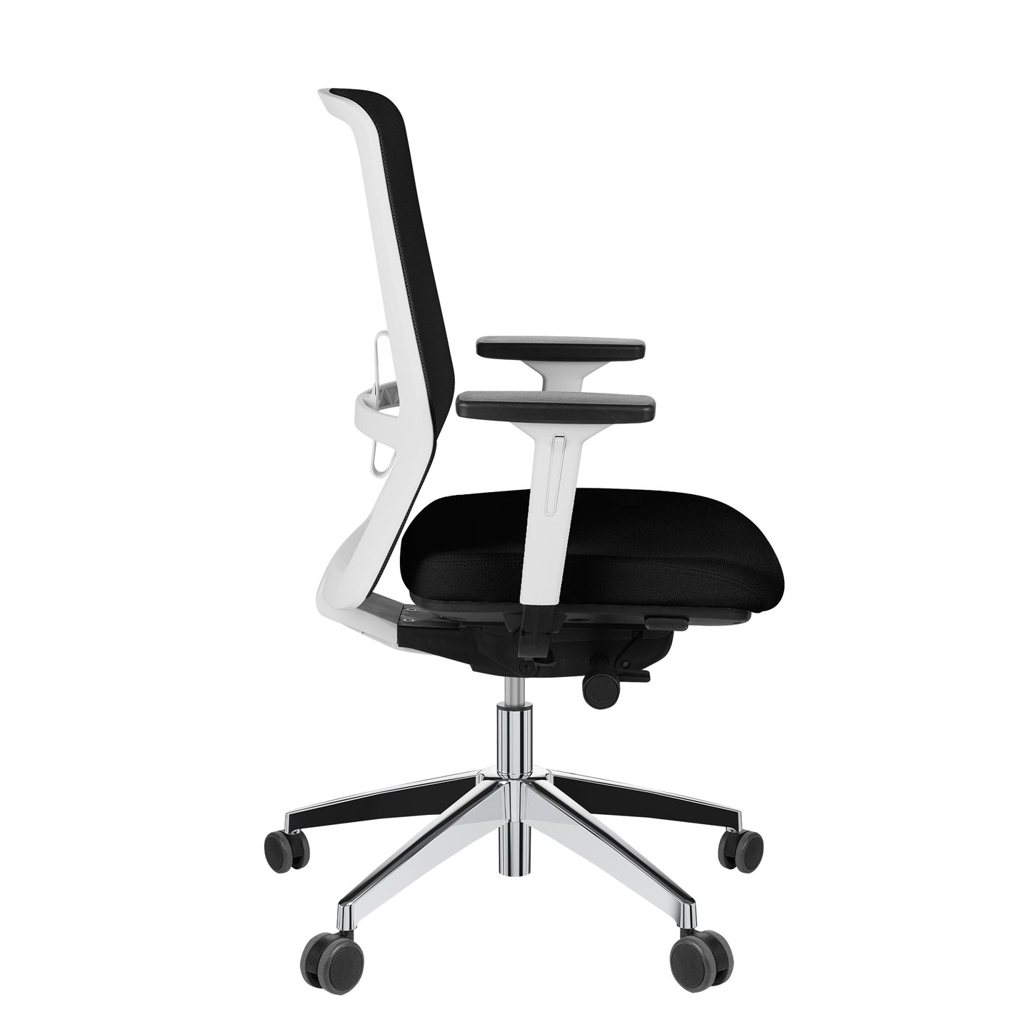 SURF office swivel chair | Synchronous mechanism, 3D armrests, black / coal black