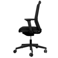 WIND office swivel chair | mesh back, black