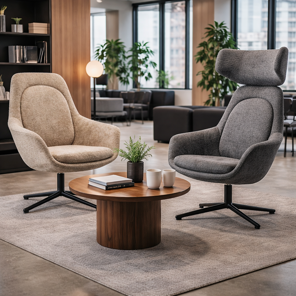 CALION Lounge-Sessel | Sternfuß, bis 150 kg belastbar, niedrige und hohe Variante - 2 Lightbox Main Image