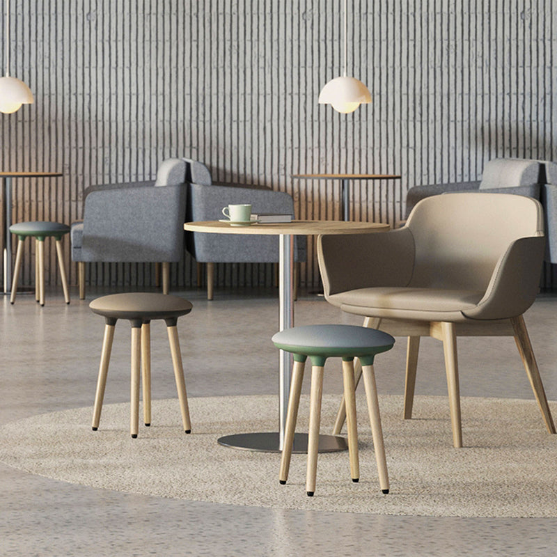 CANNIE Sitzhocker | Sitzhöhe 500 – 790 mm, Massivholz-Gestell - 23 Main Image