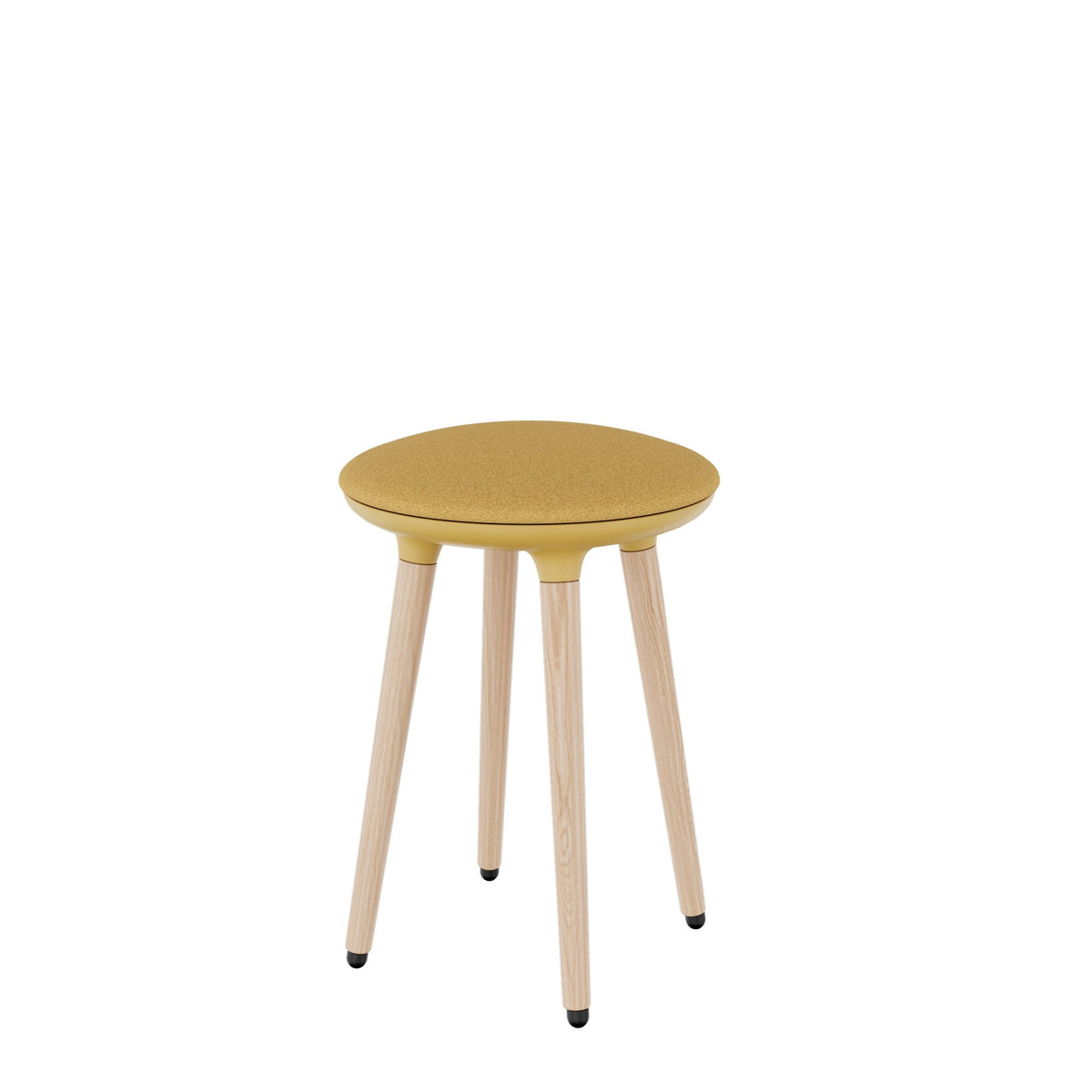 CANNIE Sitzhocker | Sitzhöhe 500 – 790 mm, Massivholz-Gestell