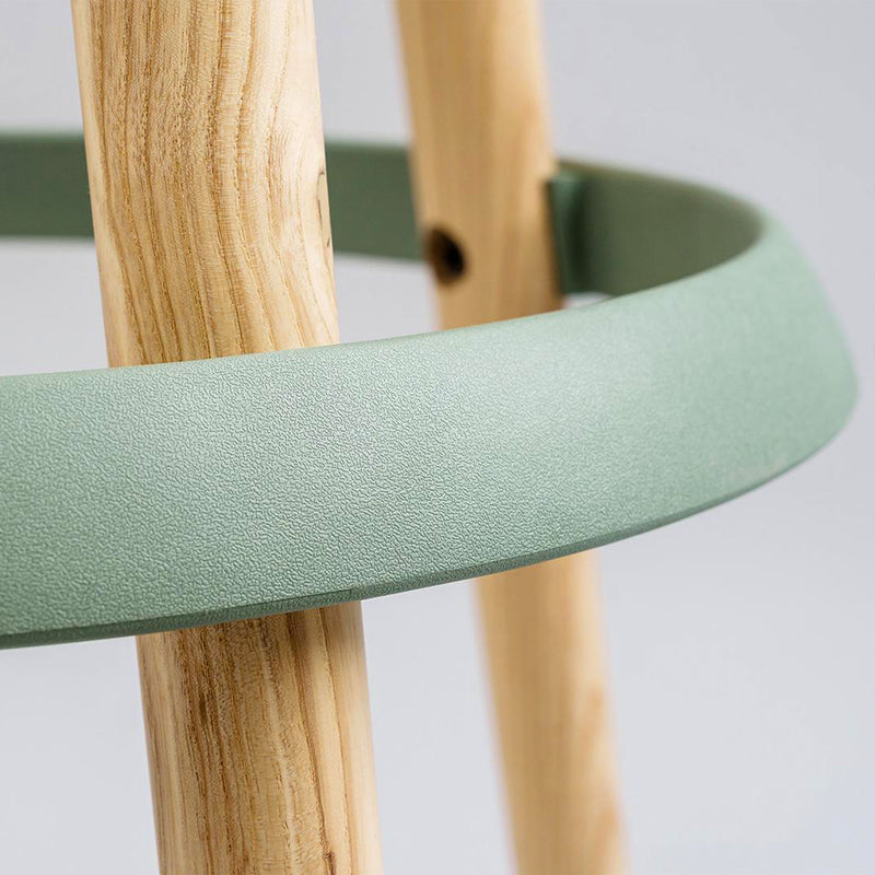 CANNIE Sitzhocker | Sitzhöhe 500 – 790 mm, Massivholz-Gestell - 32 Main Image