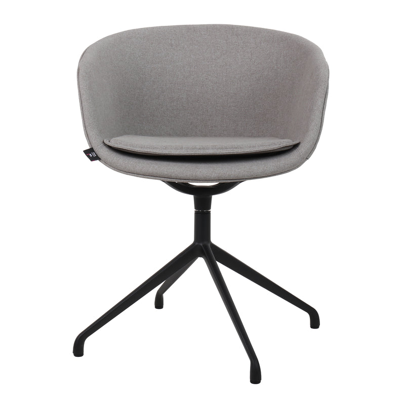 CHARLIE Conference Chair | 4-leg base, swivel, fixed armrests - 2 Main Image