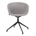 Sedia da conferenza CHARLIE | Base a 4 gambe, girevole, braccioli fissi - 2 Thumbnail Image