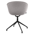 Sedia da conferenza CHARLIE | Base a 4 gambe, girevole, braccioli fissi - 4 Thumbnail Image