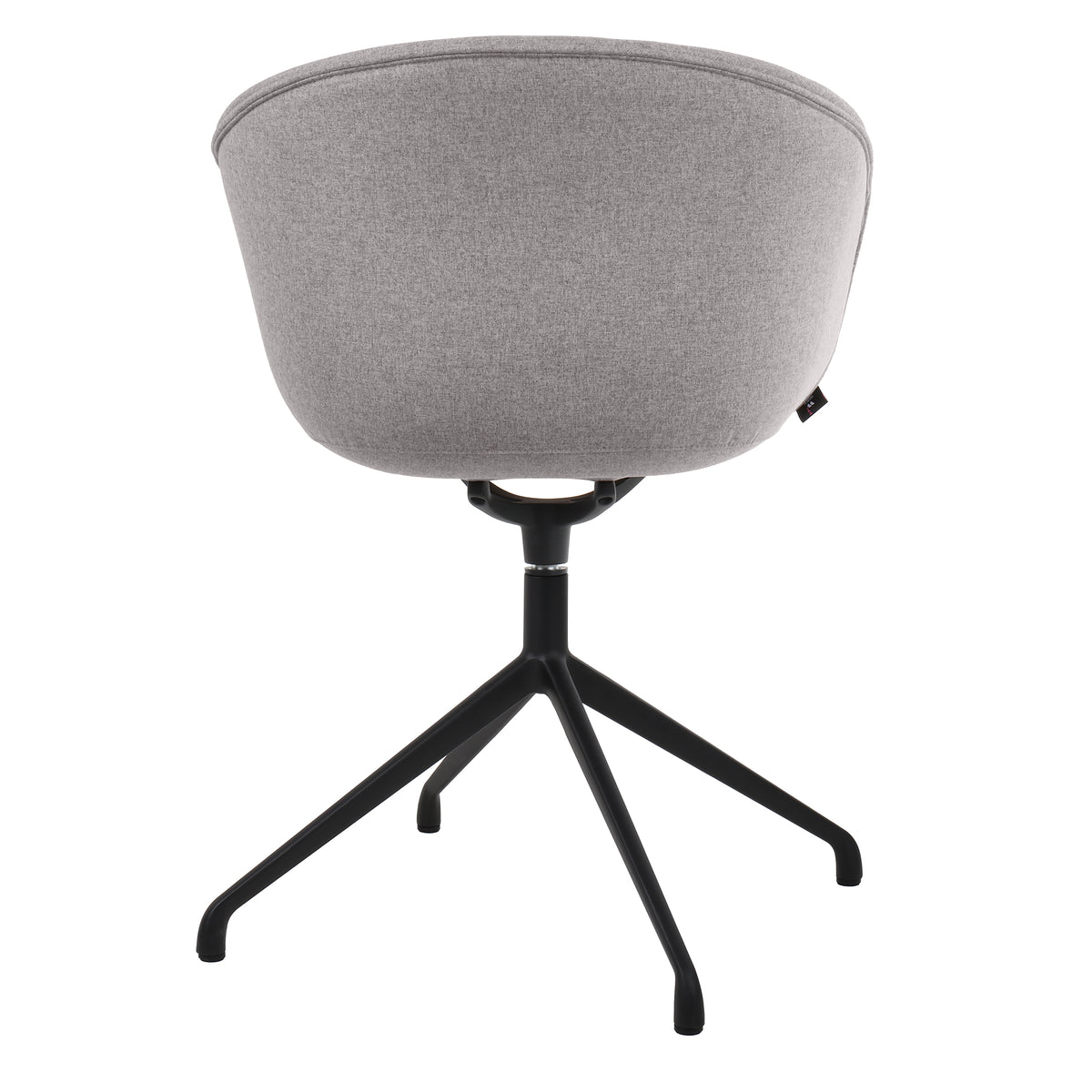 Sedia da conferenza CHARLIE | Base a 4 gambe, girevole, braccioli fissi - 4 Lightbox Main Image