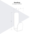 CHOICE Kleiderhaken | Pulverbeschichtetes Metall, 10 Farben - 6 Thumbnail Image