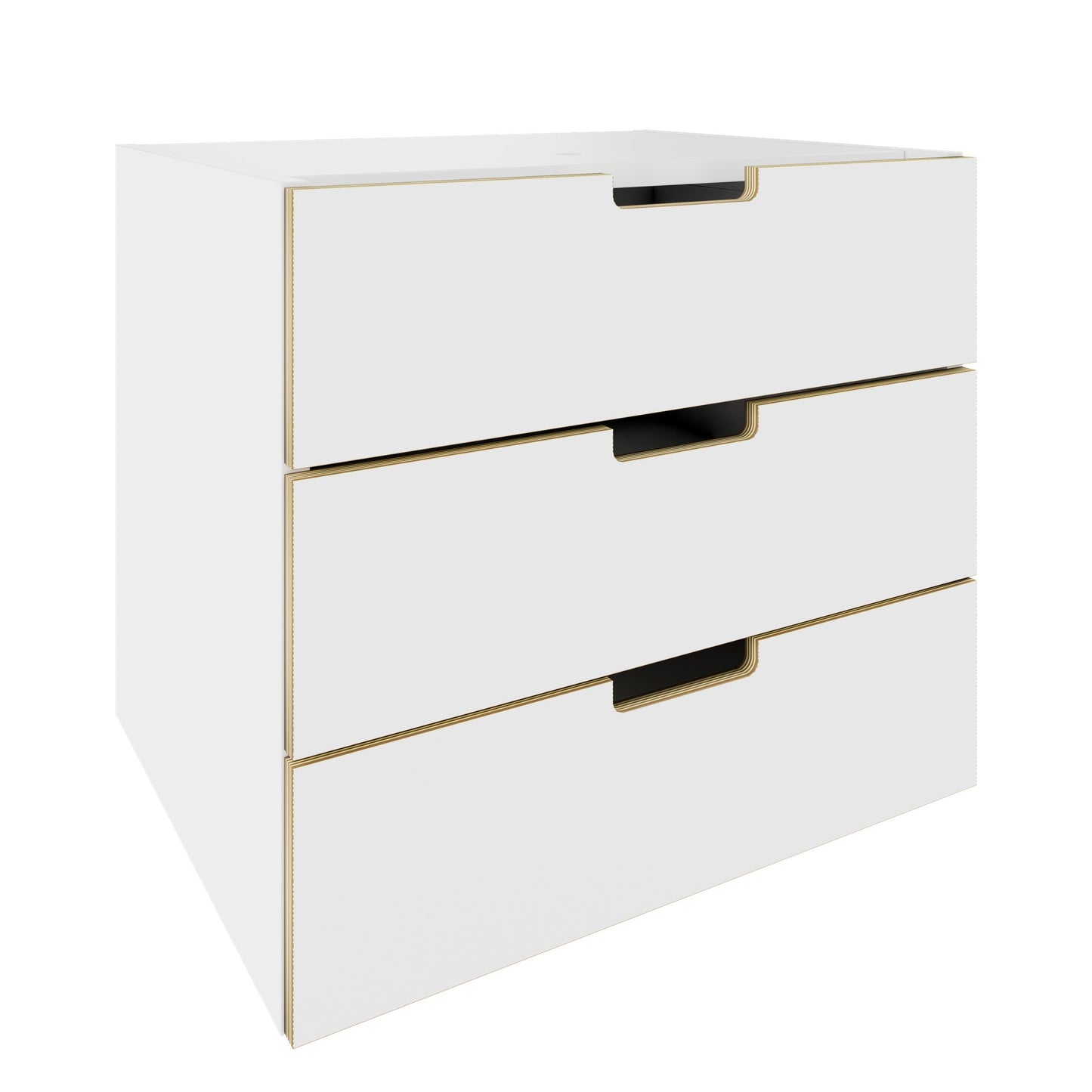 Meuble à tiroirs CHOICE | 370 x 305 mm, blanc