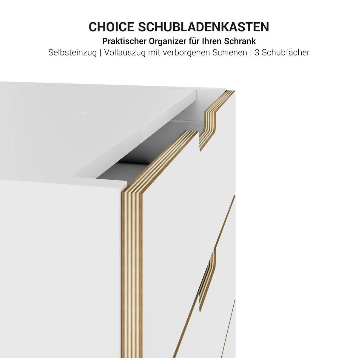 CHOICE Schubladenkasten | 370 x 305 mm, Weiß - 5 Lightbox Main Image