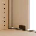 Armadio con ante scorrevoli CHOICE | 2 OH, 1600 x 740 mm, acero / bianco - 10 Thumbnail Image