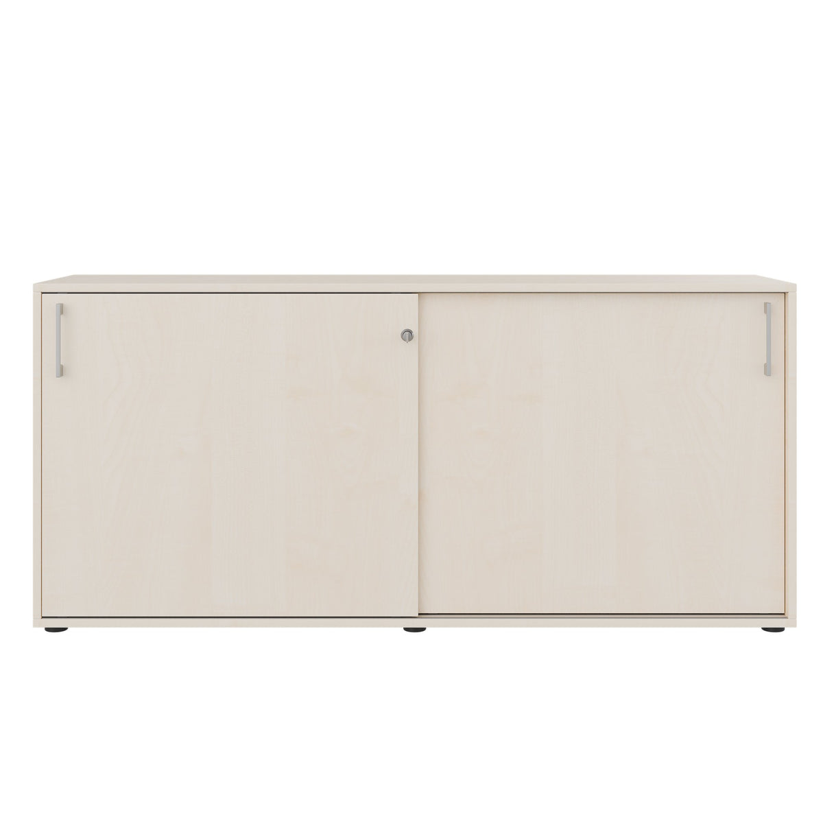 Armadio con ante scorrevoli CHOICE | 2 ripiani, 1600 x 740 mm, acero - 3 Lightbox Main Image