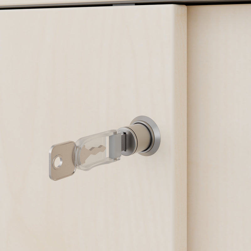 Armadio con ante scorrevoli CHOICE | 2 ripiani, 1600 x 740 mm, acero - 7 Main Image