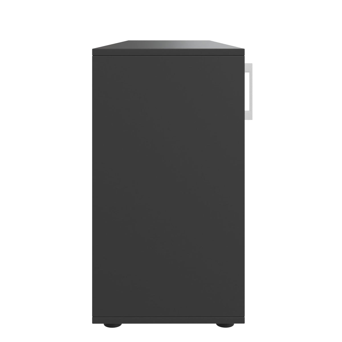 Armoire à portes coulissantes CHOICE | 2 OH, 1600 x 740 mm, anthracite / blanc - 4 Lightbox Main Image