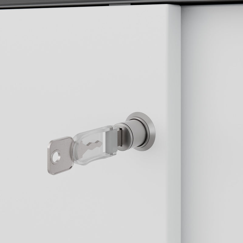 Armoire à portes coulissantes CHOICE | 2 OH, 1600 x 740 mm, anthracite / blanc - 7 Main Image