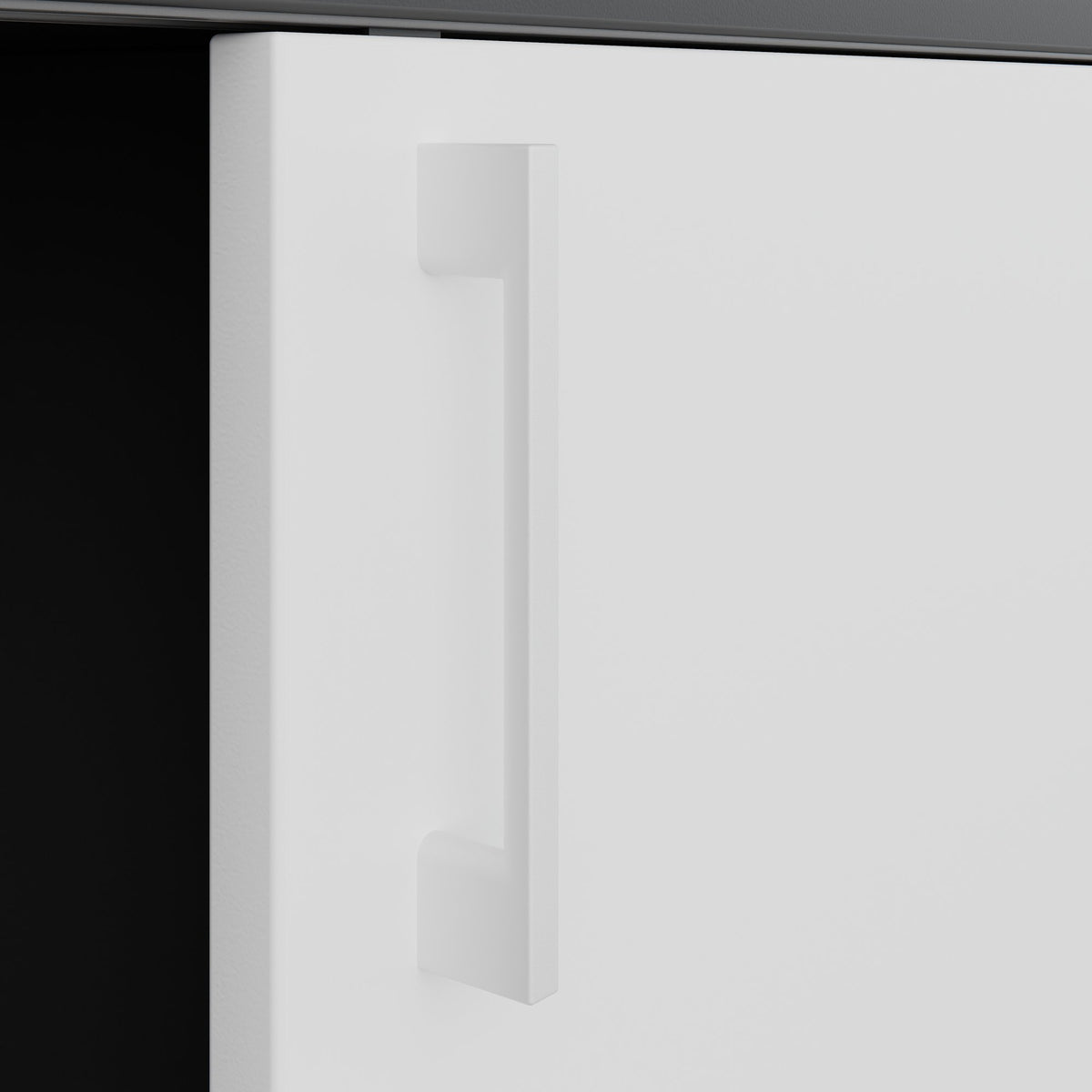 Armoire à portes coulissantes CHOICE | 2 OH, 1600 x 740 mm, anthracite / blanc - 6 Lightbox Main Image