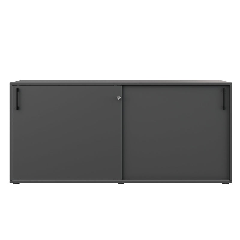 Armadio con ante scorrevoli CHOICE | 2 OH, 1600 x 740 mm, antracite - 3 Main Image