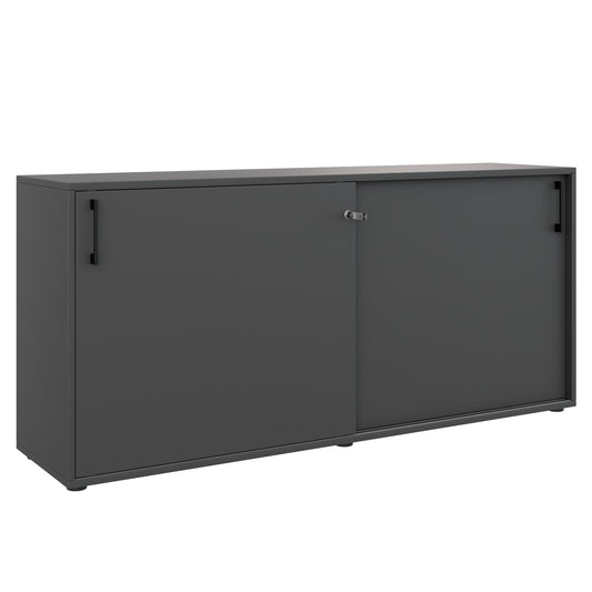 CHOICE Schiebetürenschrank | 2 OH, 1600 x 740 mm, Anthrazit
