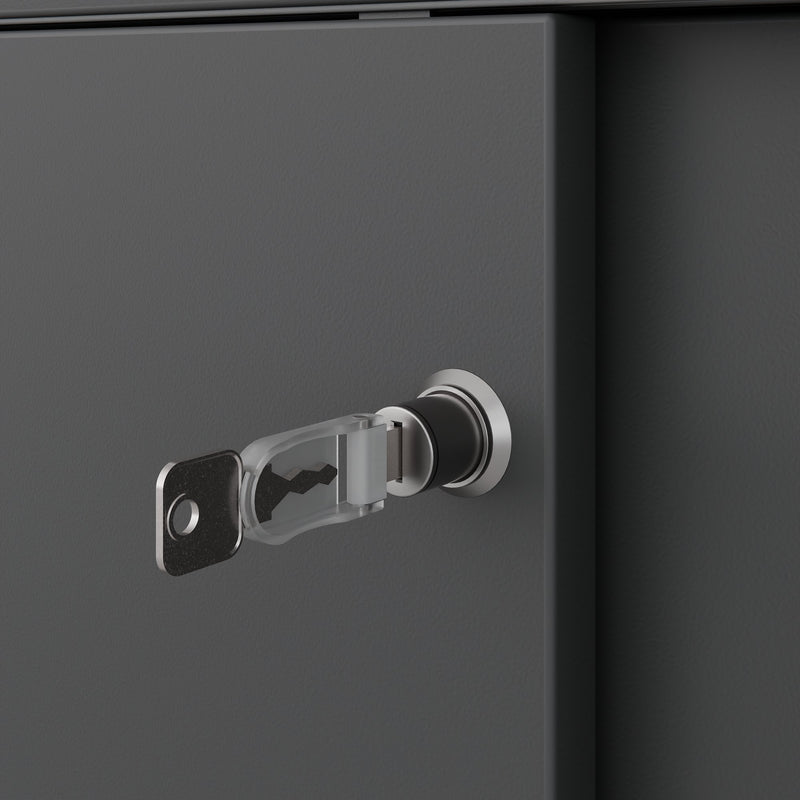 Armadio con ante scorrevoli CHOICE | 2 OH, 1600 x 740 mm, antracite - 7 Main Image